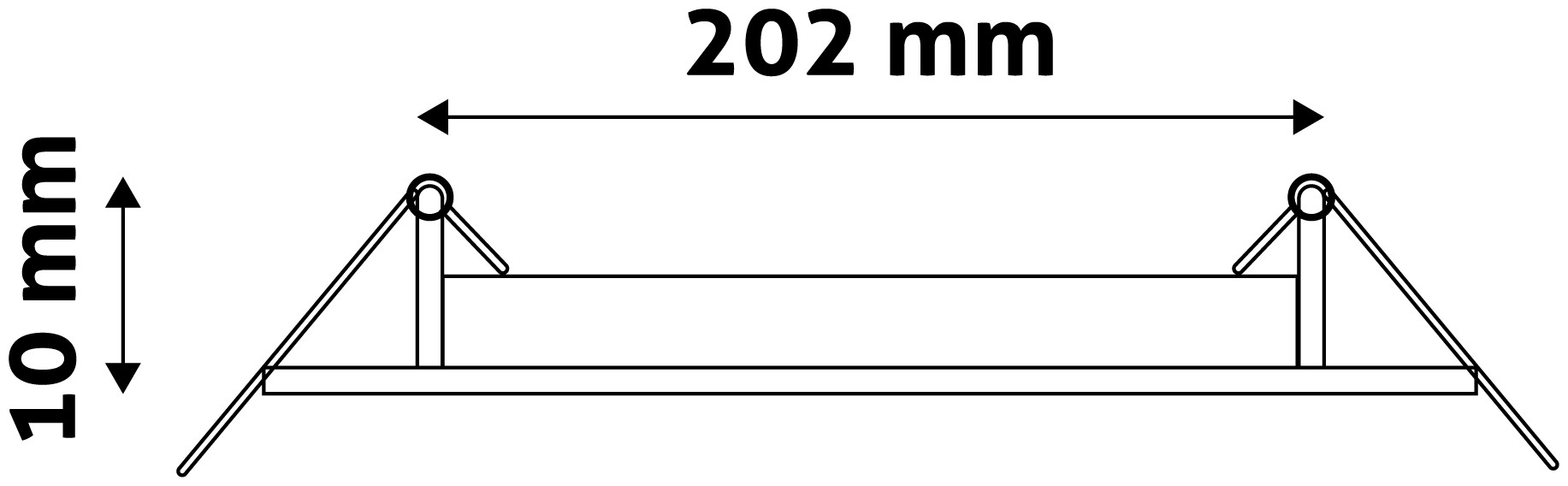 Stříbrné led světlo do podhledu 18W 4000K kruh Satin Nikl 